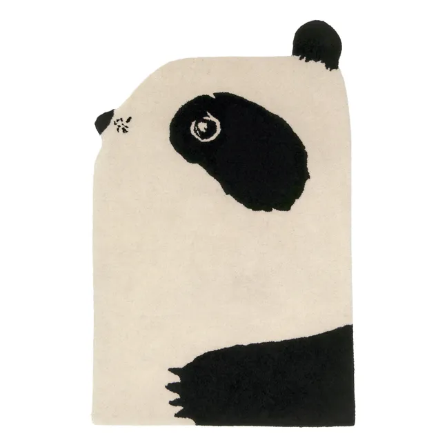 Tappeto panda di lana 