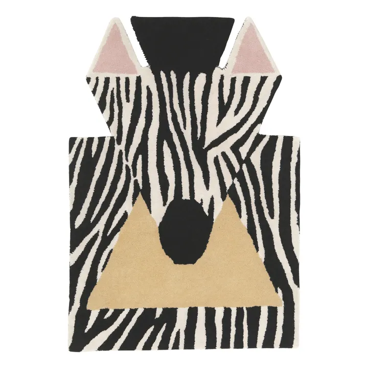 Teppich aus Wolle Zebra- Produktbild Nr. 0