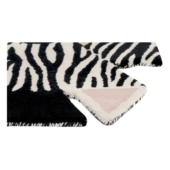 Teppich aus Wolle Zebra
