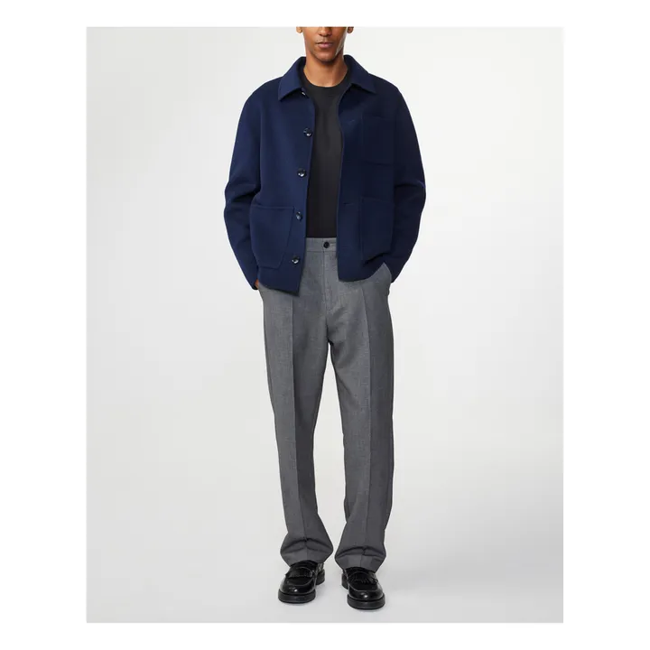NN.07 - Ansel 8015 Wool Jacket - Navy blue | Smallable
