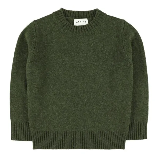 Jersey de lana Titto | Verde Kaki