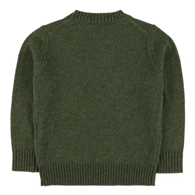 Maglione in lana Titto | Verde militare