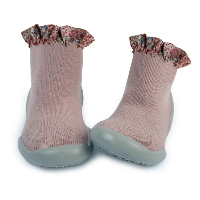Mademoiselle Liberty Slippers x Smallable | Pale pink