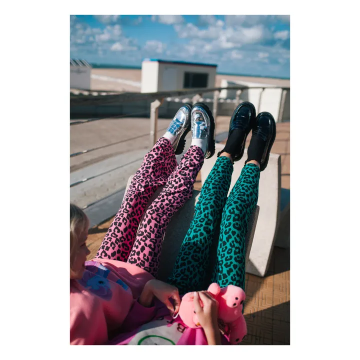 Pantalones de leopardo | Rosa- Imagen del producto n°1