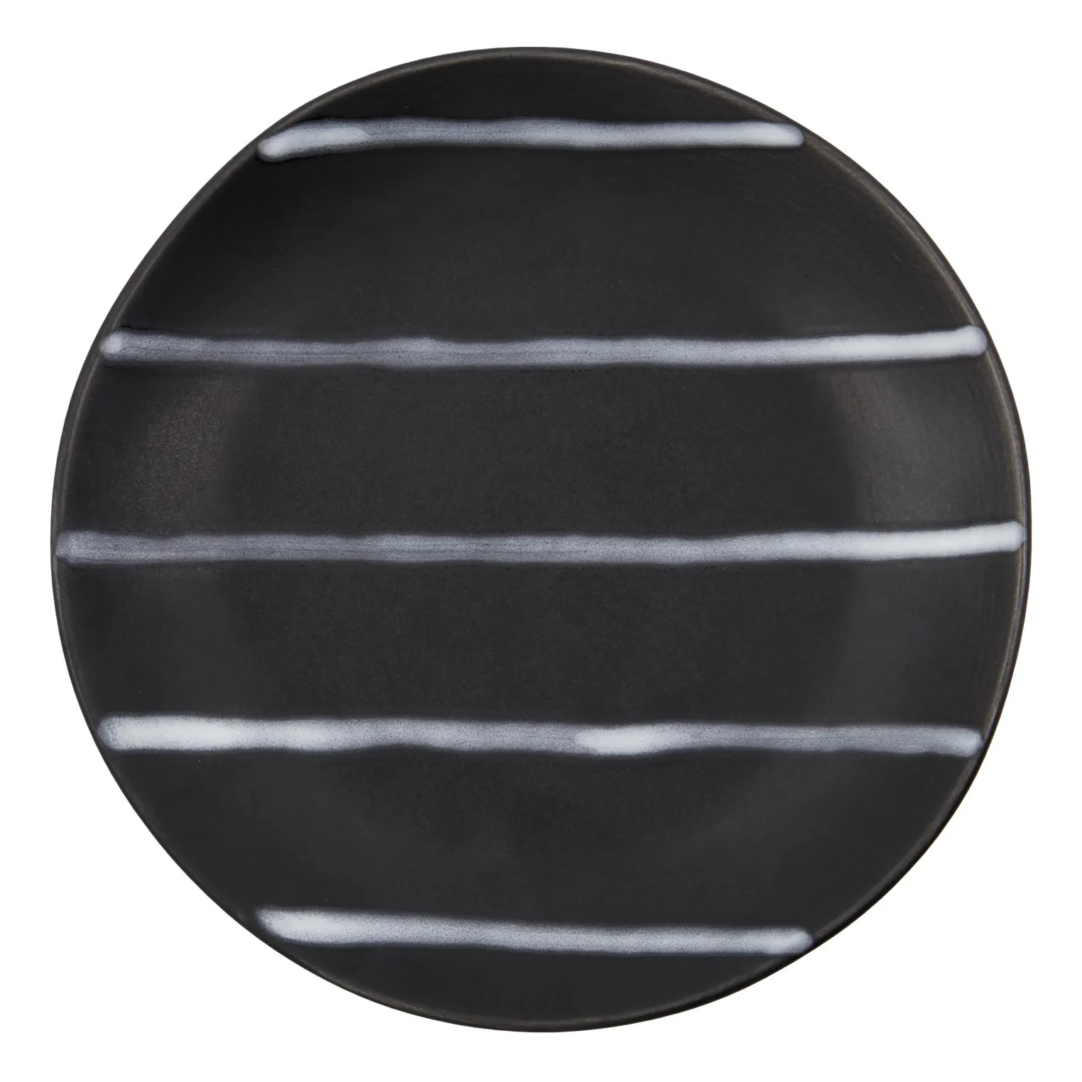 House Doctor Black Line Plate