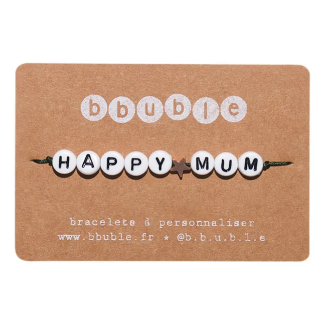 Braccialetto Happy Mum | Dorato