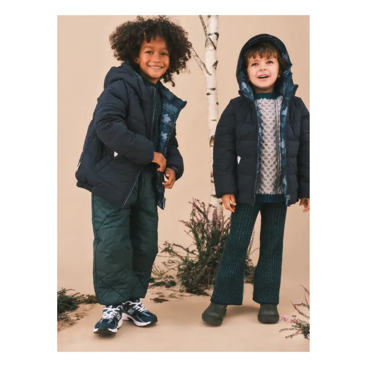 Doudoune Réversible Recyclée | Bleu marine- Image produit n°4
