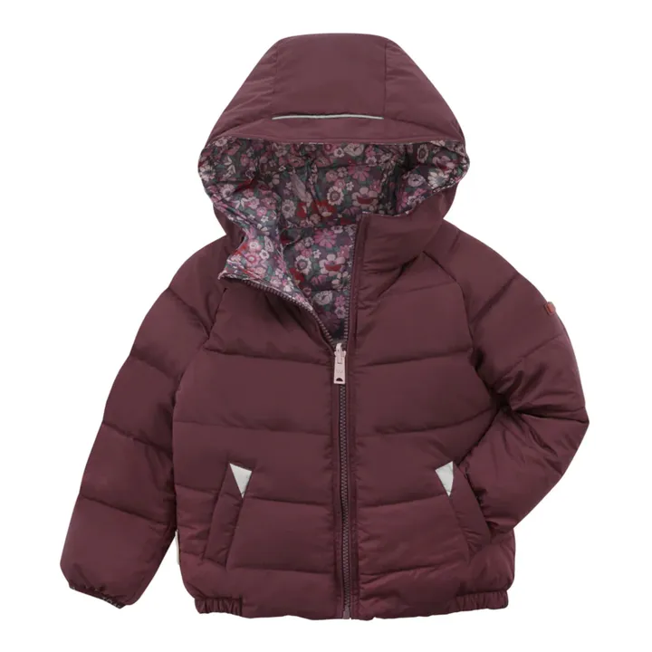 Doudoune Réversible Recyclée | Rouge cerise- Image produit n°2