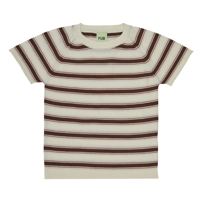 T-shirt Coton Bio Rayé | Bleu