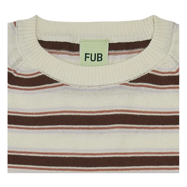 T-shirt Coton Bio Rayé | Bleu