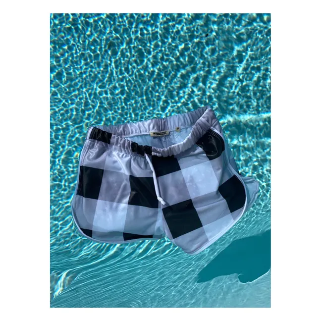 Anti-UV-Badeshorts Flamand Vichy | Schwarz