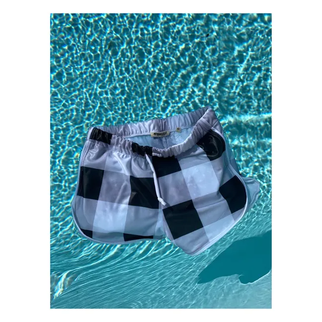 Shorts de baño con protección UV Flamands Vichy | Negro