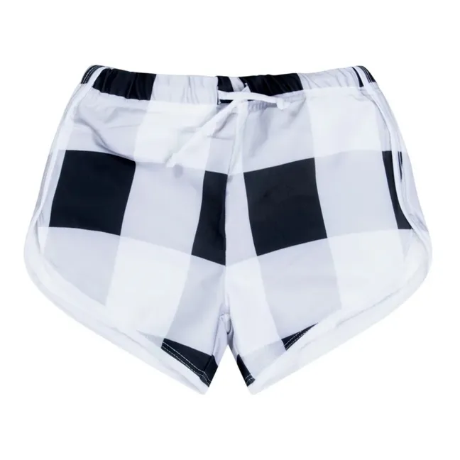 Anti-UV-Badeshorts Flamand Vichy | Schwarz