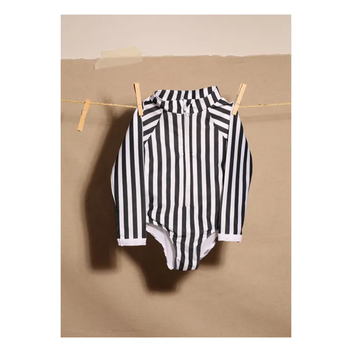 Baby One-Piece UV Swimsuit Black Baby One-Piece UV Swimsuit Black