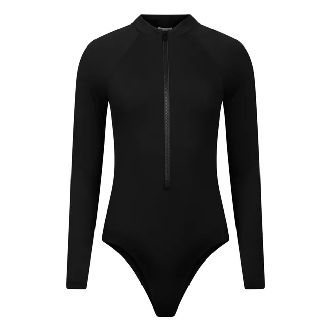 Grande Palombaggia 1-Piece UV Protection Swimsuit | Black