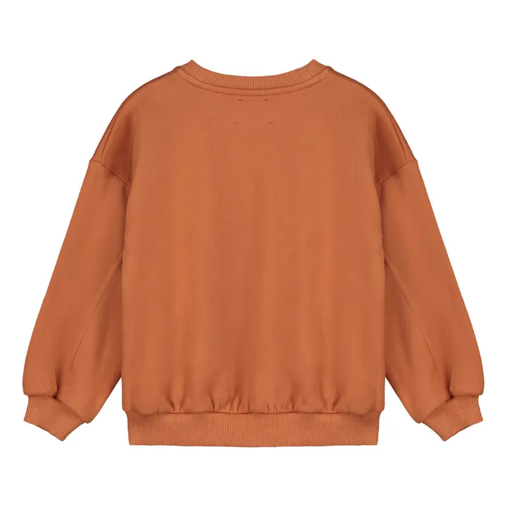 Sweatshirt aus Bio-Baumwolle Sky | Rostfarben- Produktbild Nr. 4