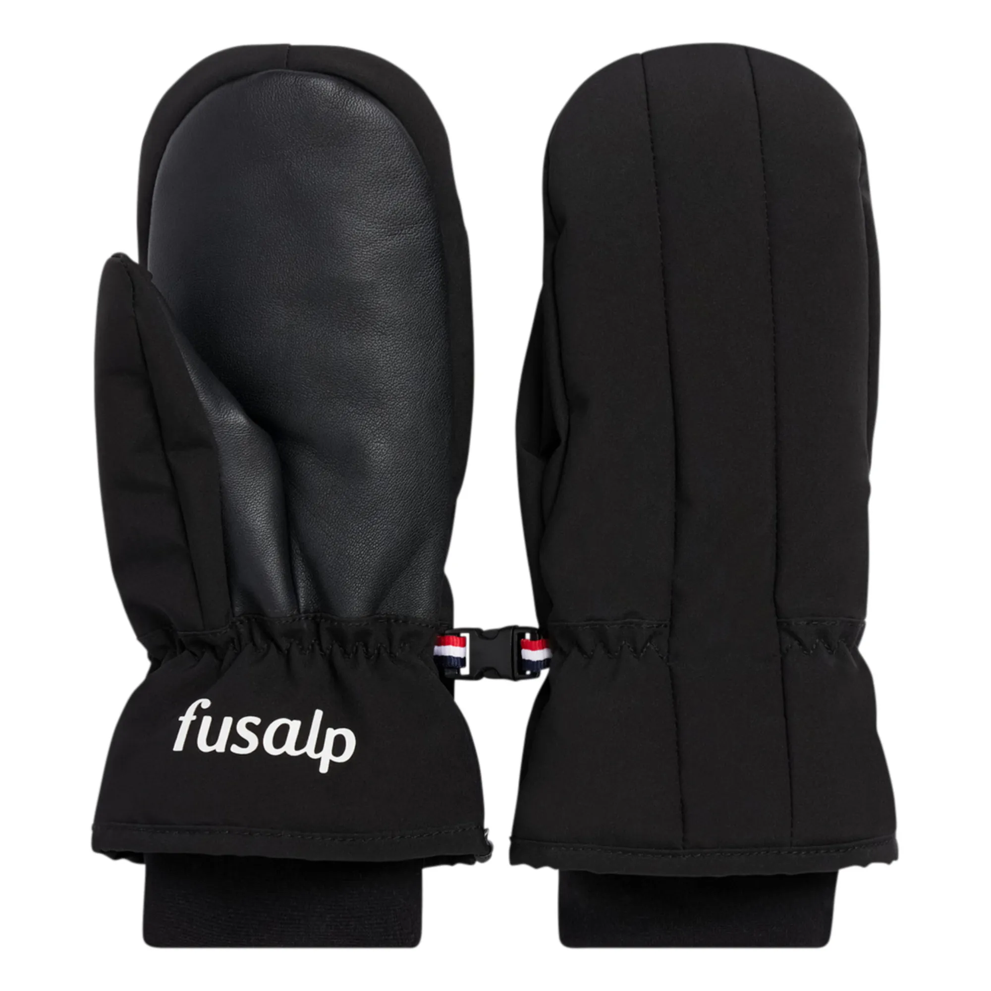 Fusalp Black Polar Ski Mittens