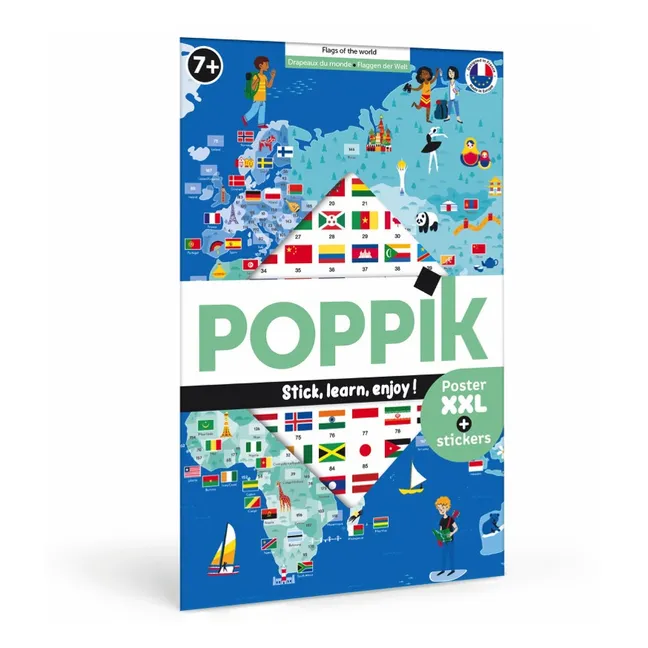 Poster sticker Drapeaux