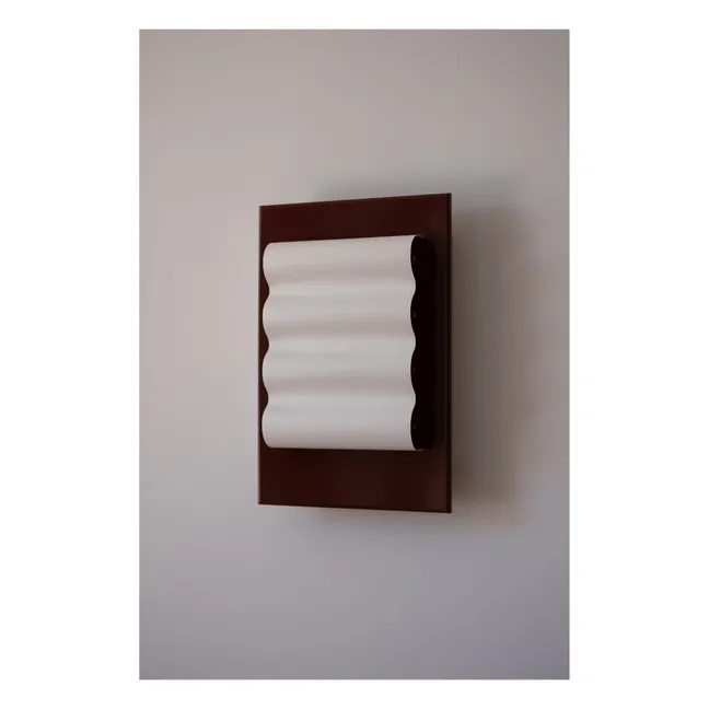 Frame wave wall lamp | Brown