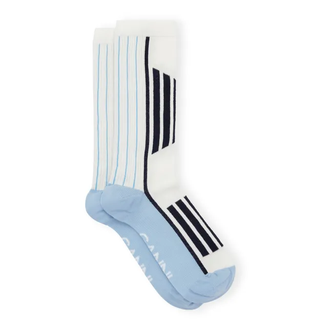 Calcetines deportivos de algodón ecológico | Azul Marino