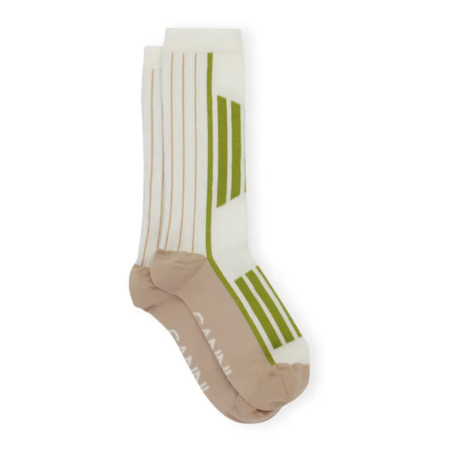 Organic cotton sports socks | Beige