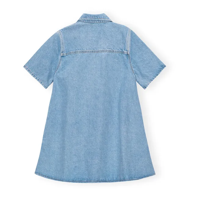Kleid Cutline Denim Bio-Baumwolle | Mid Blue