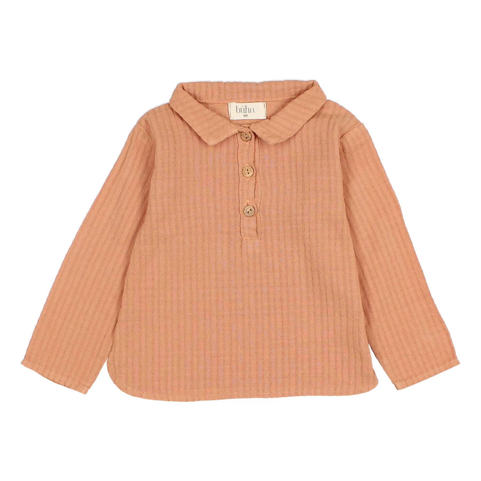 Búho Rust Organic Cotton Gauze Shirt