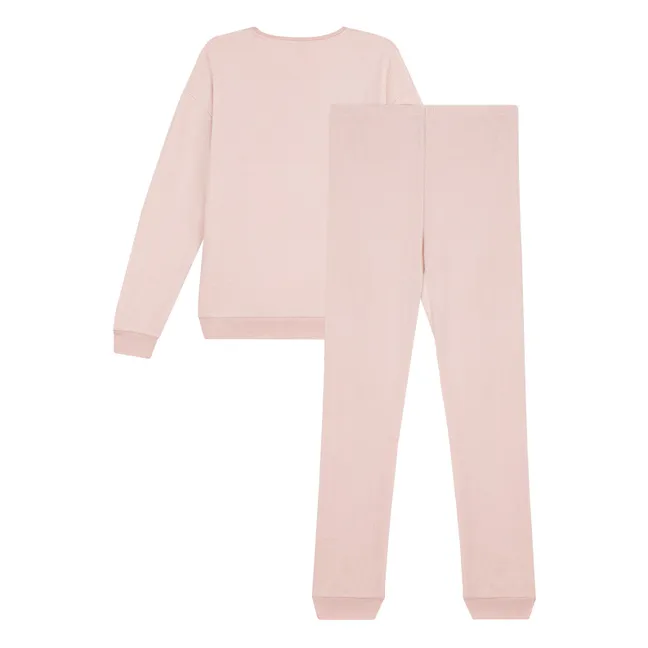 Towelling Sweatshirt + Pyjama Trousers - Women's collection  | Pink
