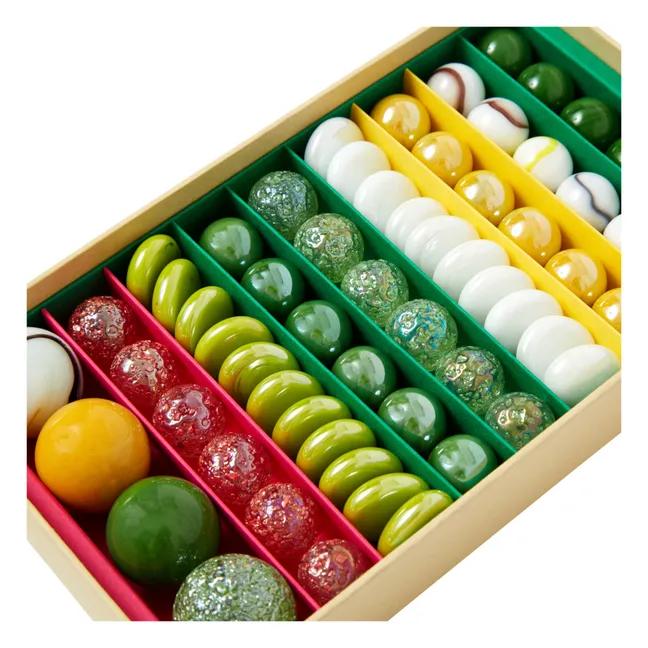 Coffret 61 billes From California with love x Smallable  | Vert