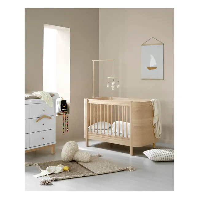 Junior conversion kit for Wood Mini+ cribs | Oak