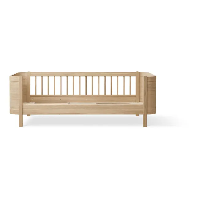 Wood Mini+ junior bed | Oak