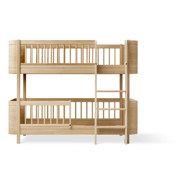 Lit superposé mi-haut Wood Mini+ | Chêne