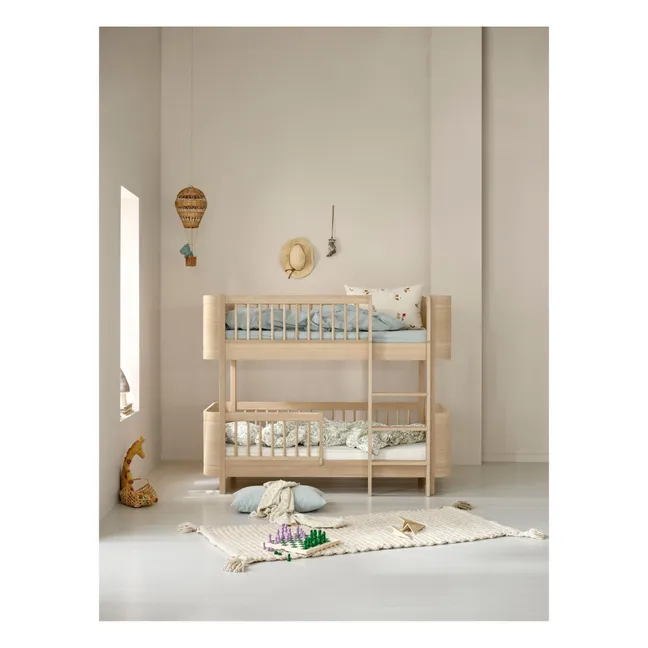 Lit superposé mi-haut Wood Mini+ | Chêne