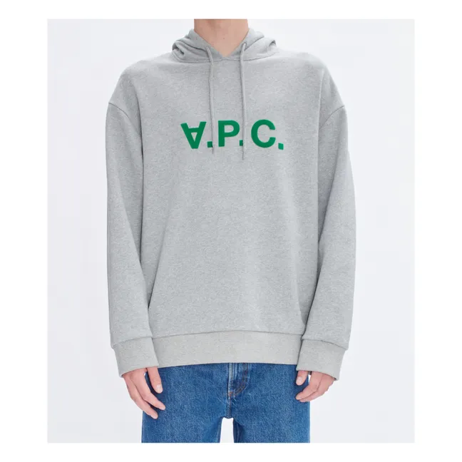 Hoodie Milo Coton Bio | Gris chiné