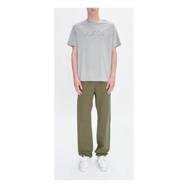 Camiseta de algodón ecológico Willow | Gris Jaspeado