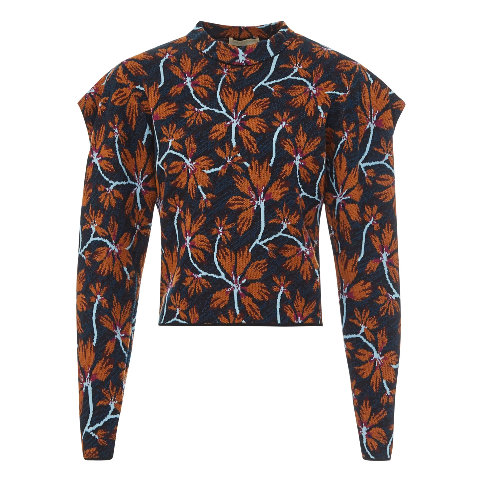 Ulla Johnson Blue Twyla Extra Fine Merino Wool Sweater