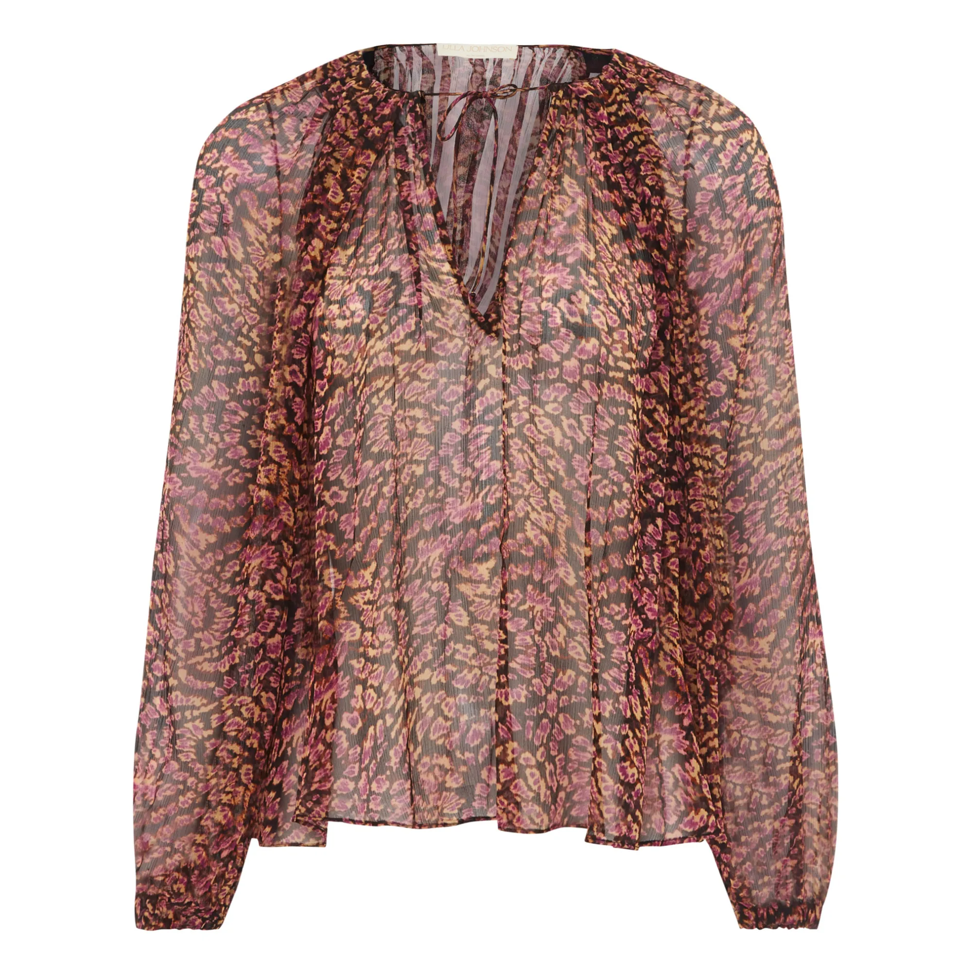 Ulla Johnson Garnet Pauline Silk Blouse