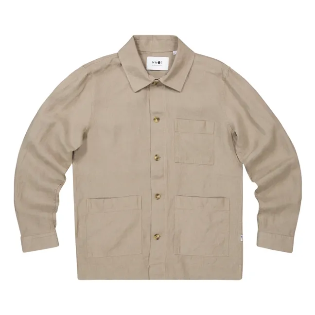 Olav 1196 Linen Jacket | Oatmeal