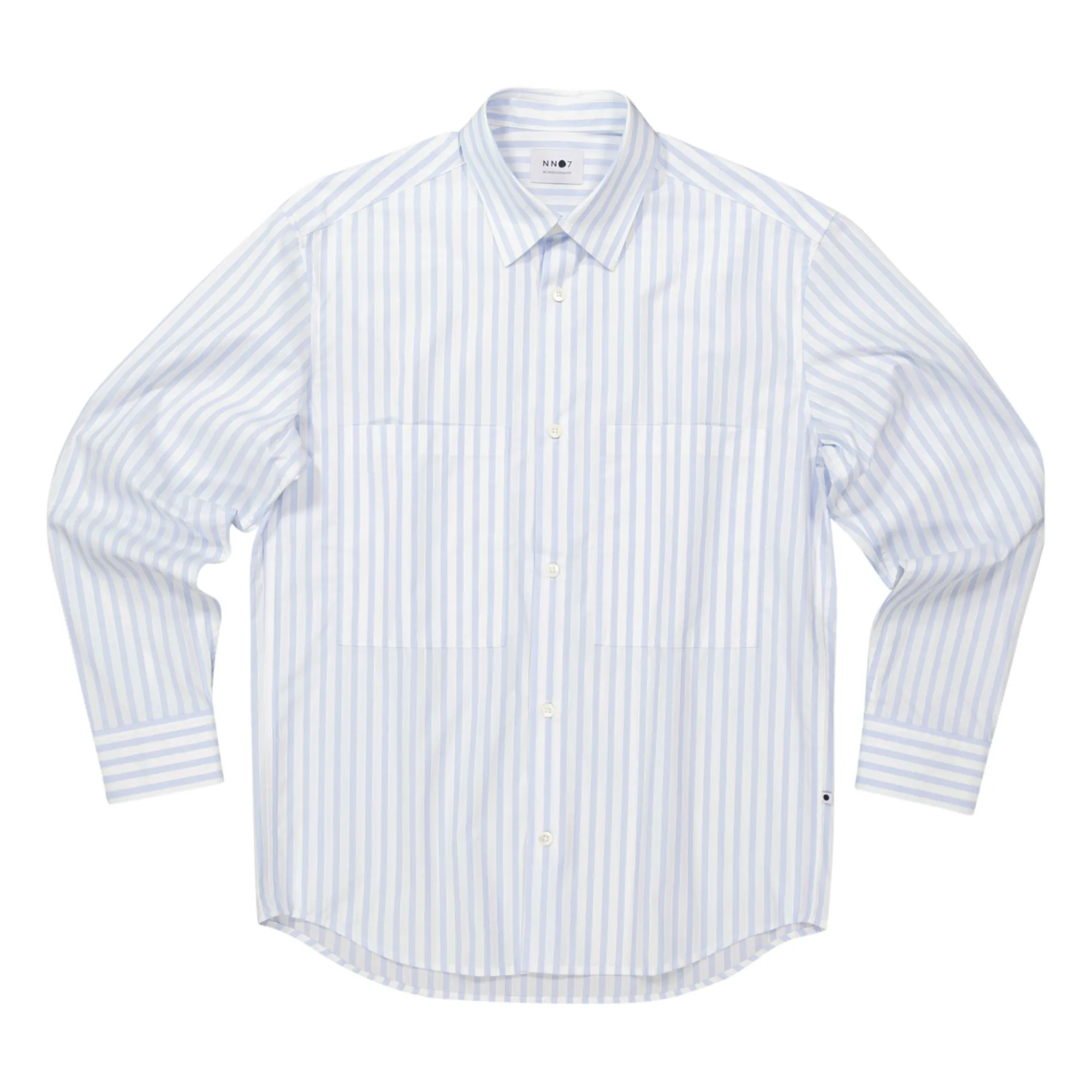 Nn.07 Ecru Freddy 5973 Striped Shirt