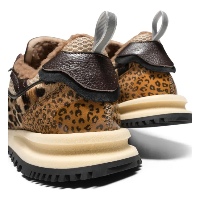 Zapatillas Threedome.Zero de forro polar | Leopardo