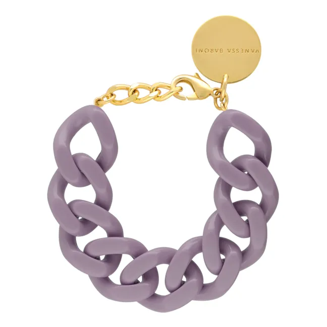Flat Chain bracelet | Lavender