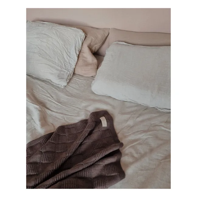 Merino Wool Blanket | Chocolate