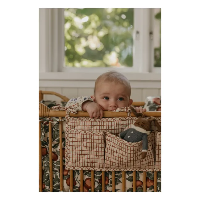 Pochette pour lit bébé Checks | Sienne