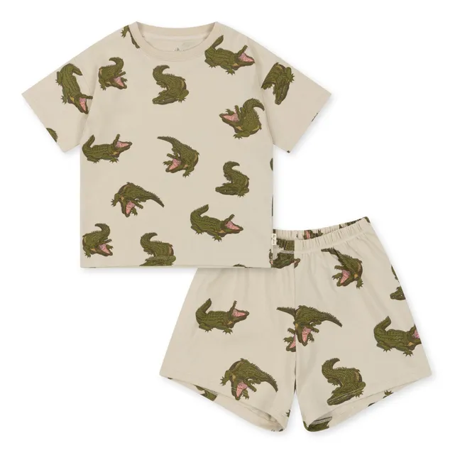 Organic cotton pyjama set | Green
