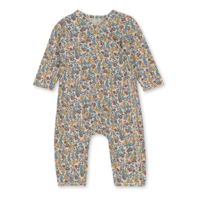 Basic Baby-Pyjama aus Bio-Baumwolle | Blau