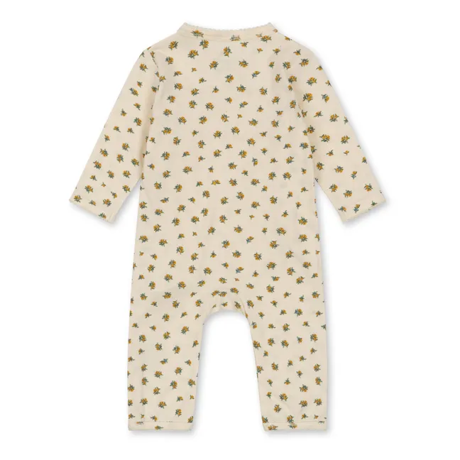 Basic Organic Cotton Baby Pyjamas | Ecru