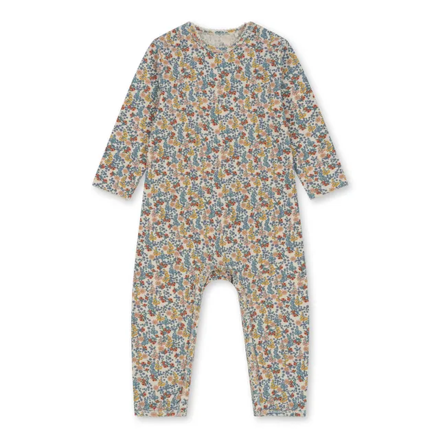 Basic Pyjama aus Bio-Baumwolle | Blau