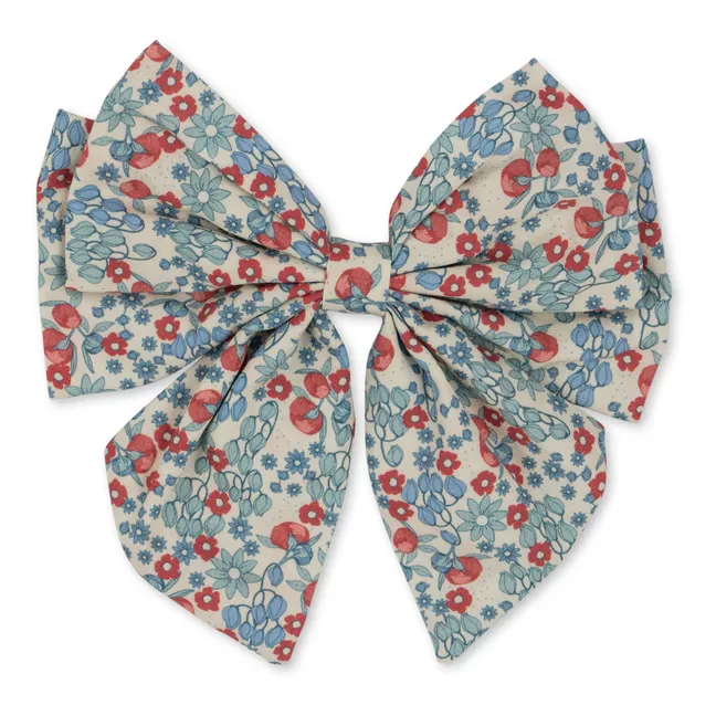 Organic Cotton Bowie Bow Hairclip | Blue