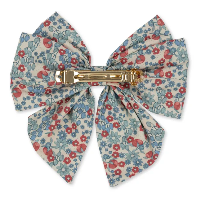 Organic Cotton Bowie Bow Hairclip | Blue