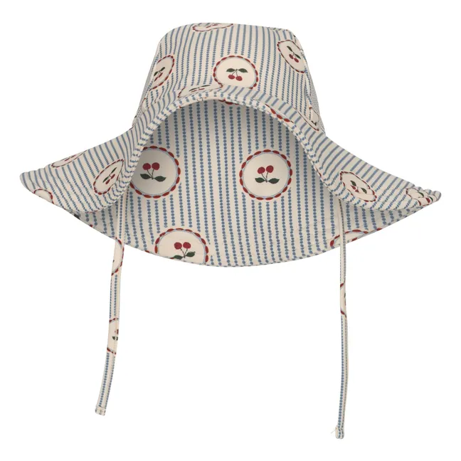 UV protection hat Wedge Recycled fibres | Blue